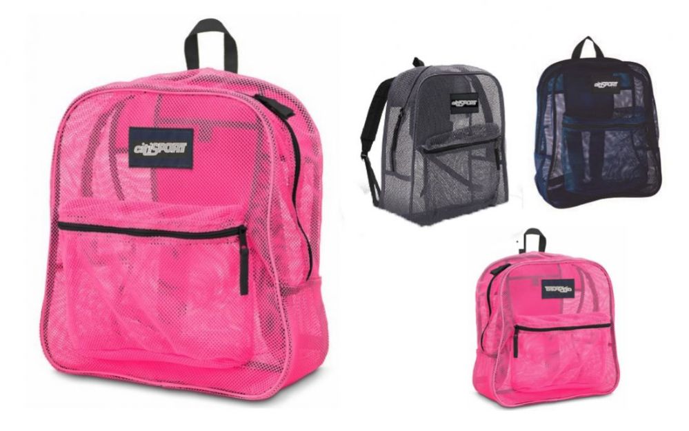 green mesh backpacks