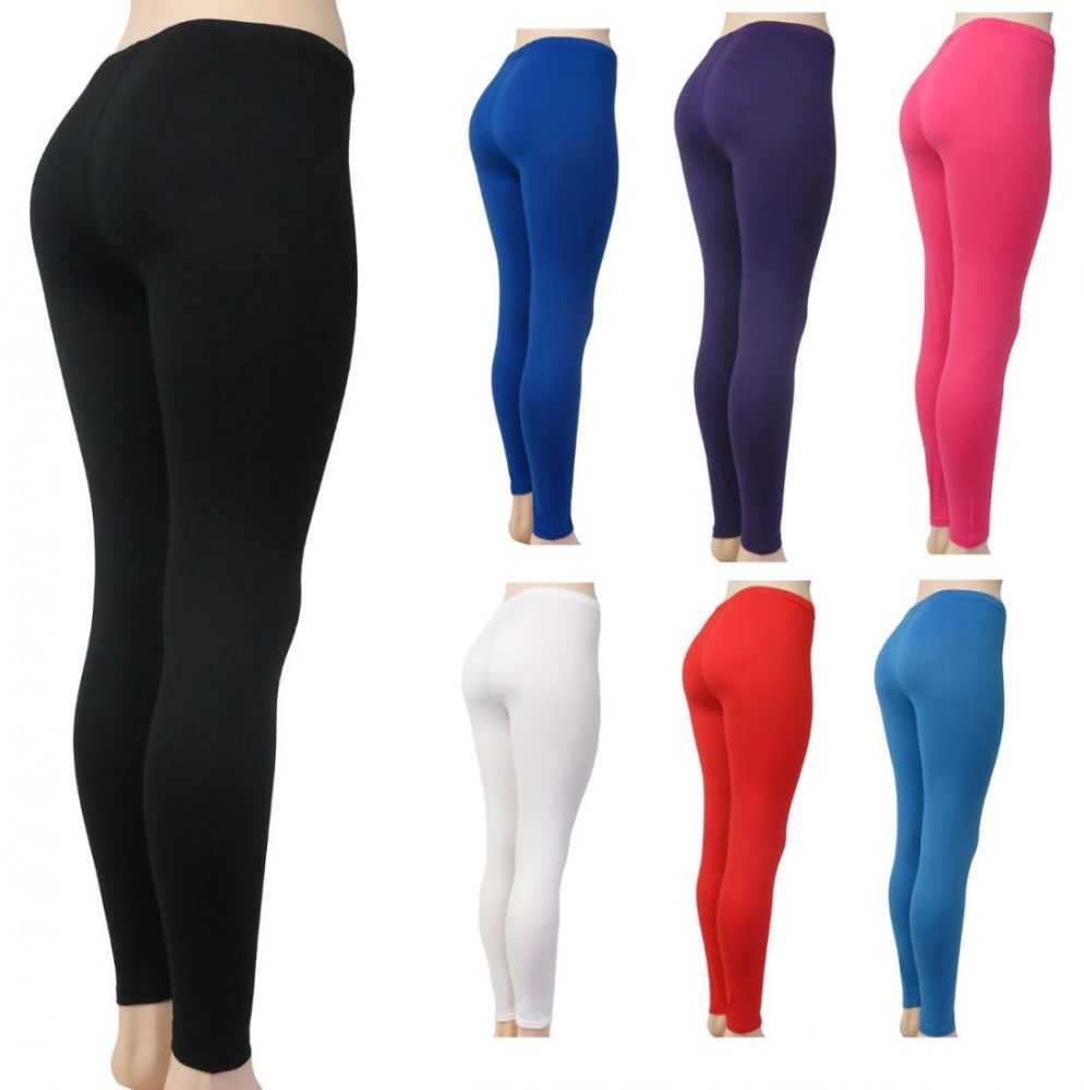 48 Units Of Womens Full Length Leggings Choose Your Colors