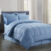 3 Units Of 8 Pieces Embossed Vine Comforter Set Queen Size In