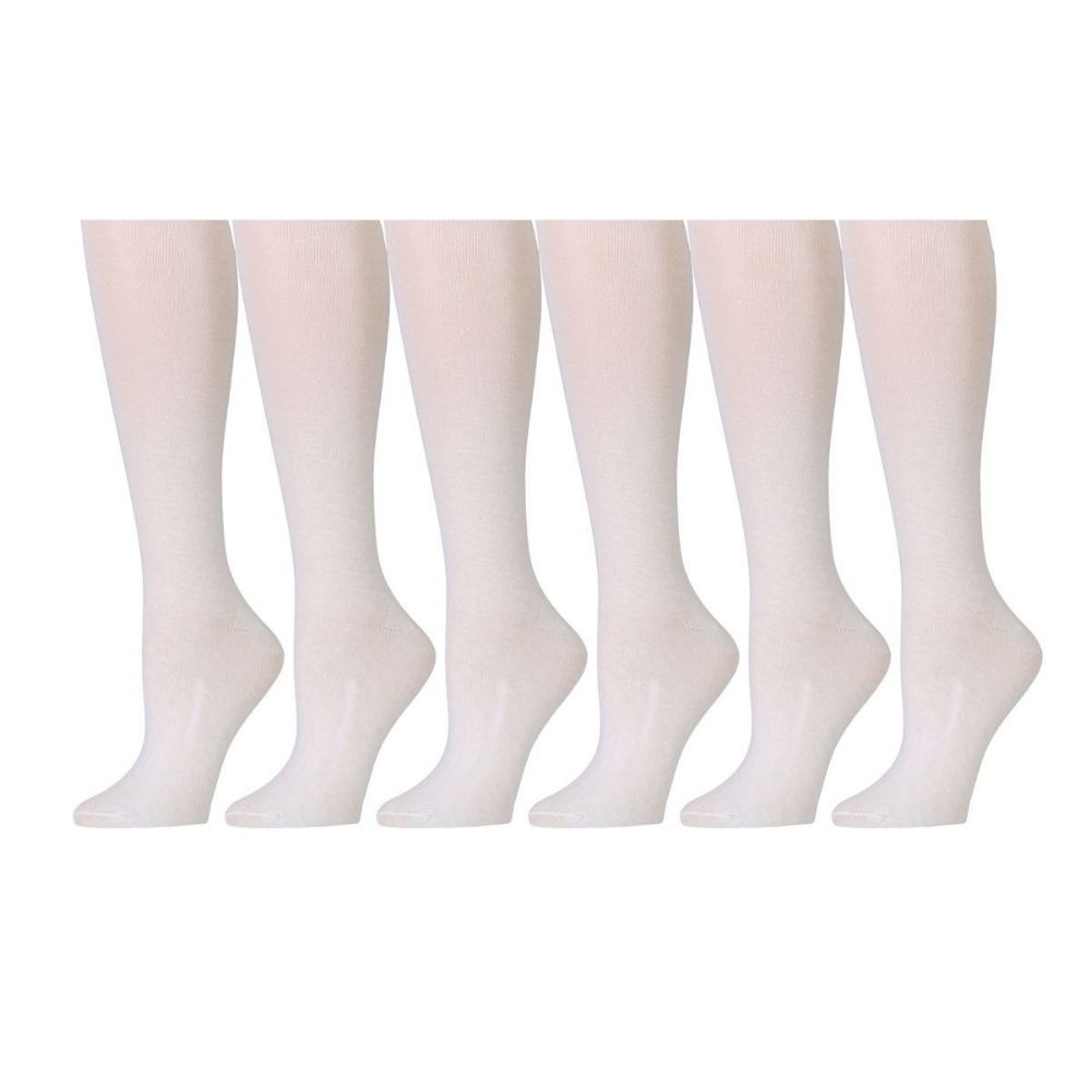 Assorted Sock Size 9-11 Ladies Colorful Cotton Knee High Fashion Socks