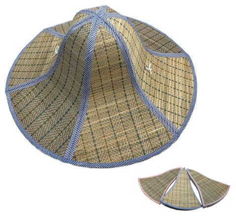 fold up straw hats