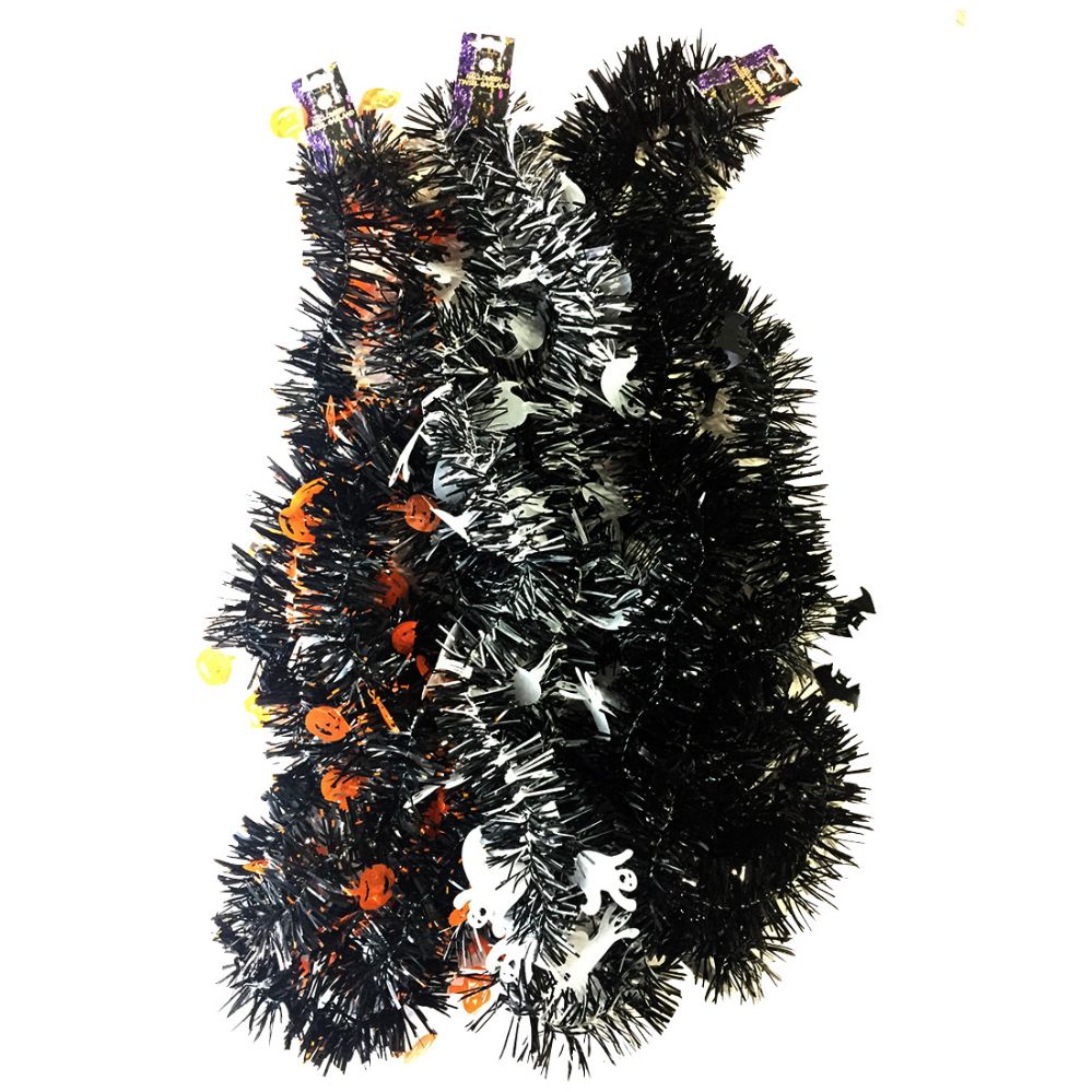 36 Units of Party Solutions Halloween Tinsel Garland Halloween