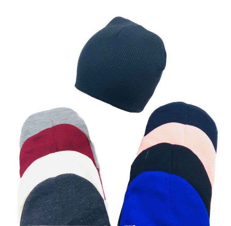 48 Units of Assorted Colors Winter Ski Beanie Hats Winter Beanie Hats at