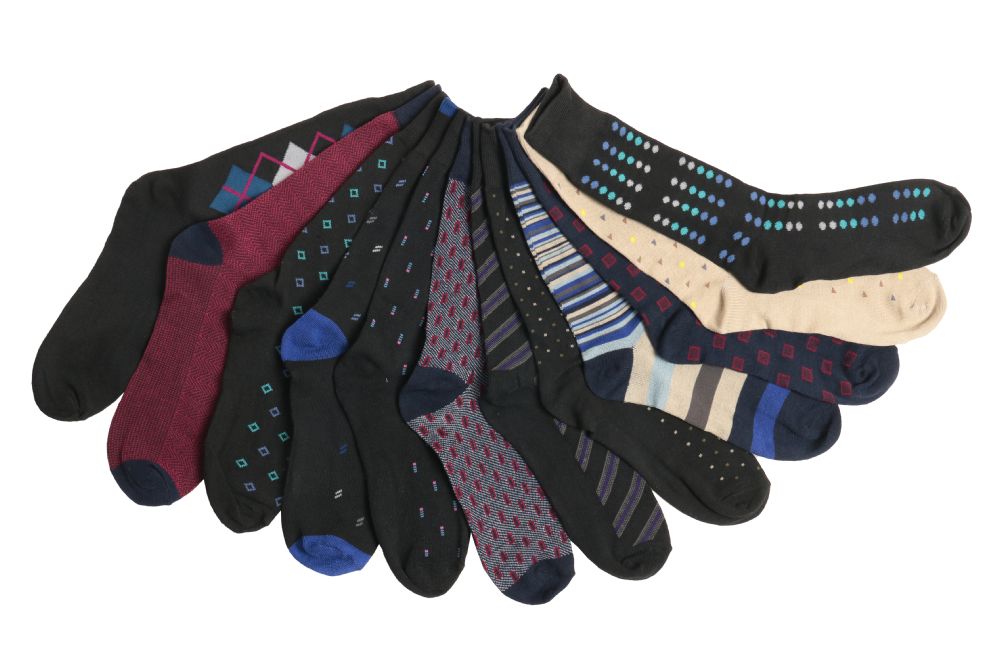 60 Units of Mens Elegant Patterned Dress Socks Mens Dress Sock at