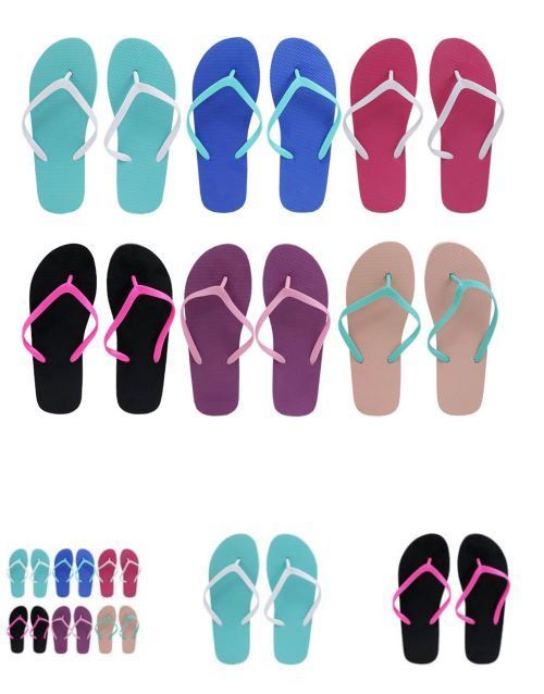 assorted flip flops