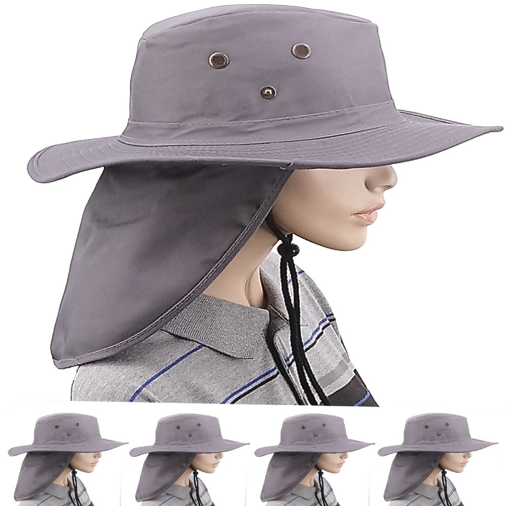 24 Units of Men's Summer Fishing Hat Cowboy & Boonie Hat at