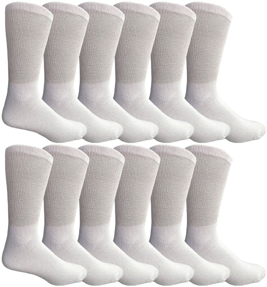 Wholesale Bulk Mens Crew Socks Cotton Big and Tall Plus Size Socks 13-16