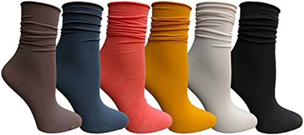 Unique Frilly Cuff Fashion Trendy Ankle Socks Yacht/&Smith Ruffle Slouch Socks for Women