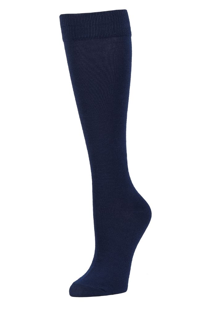 240 Units of Woman's Solid Navy Knee High Socks Womens Knee Highs