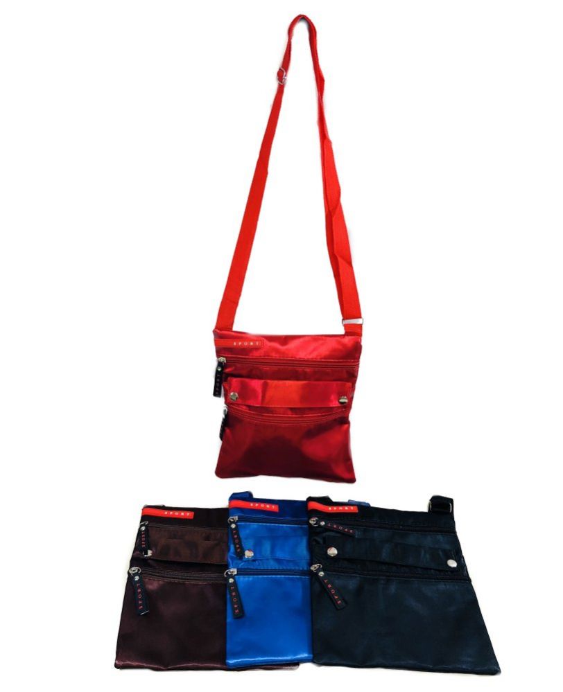 24 Units of Small Cross Body Bag [silky Sport] Handbags at