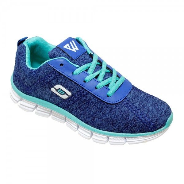 12 Units of Womens Fashion Sneaker In Blue Teal Women's Sneakers at