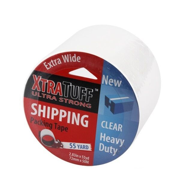 48 Units of Xtratuff 55 Yard Clear Extra Wide Packing Tape Tape at