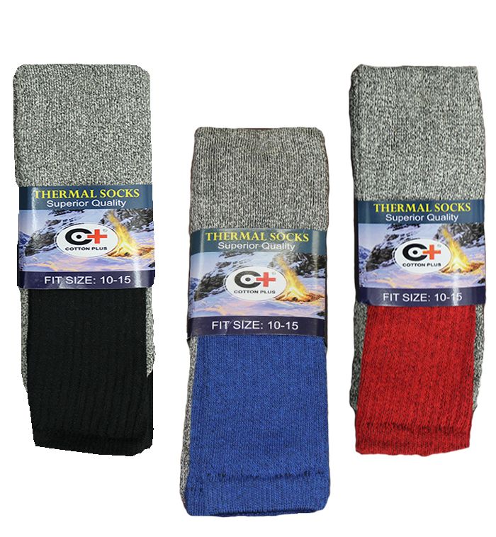 240 Units of Mens Thermal Boot Socks Size 1015 Extra Long And Warm