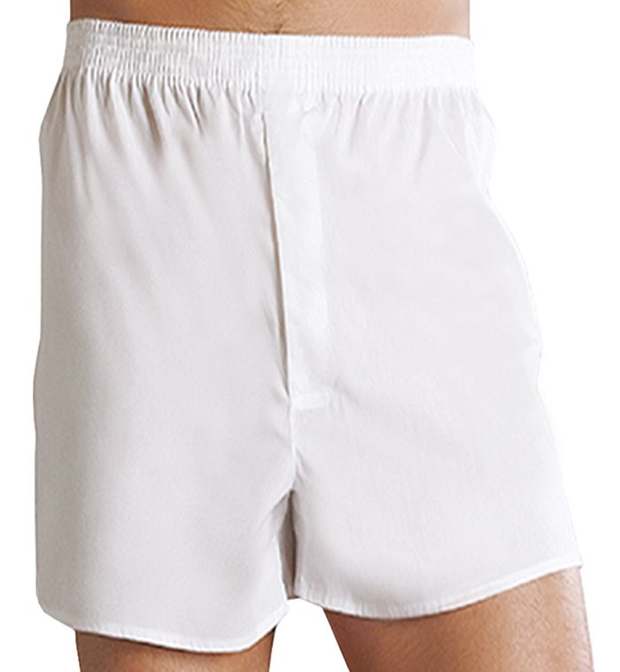 36 Units of Men's 12 Pack White Cotton Boxer Shorts, Size Small - Mens ...