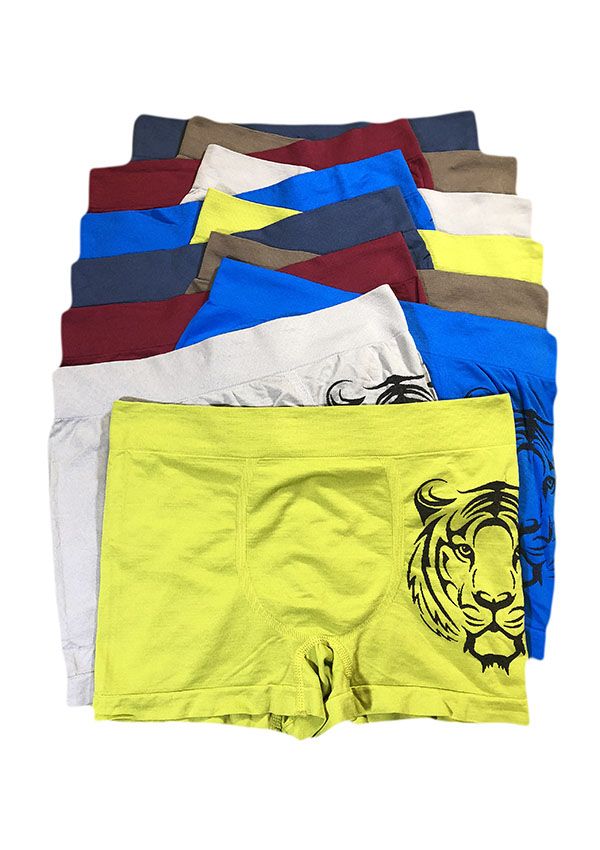 192 Units of Hunter Men's Seamless Boxer Brief Mens Underwear at