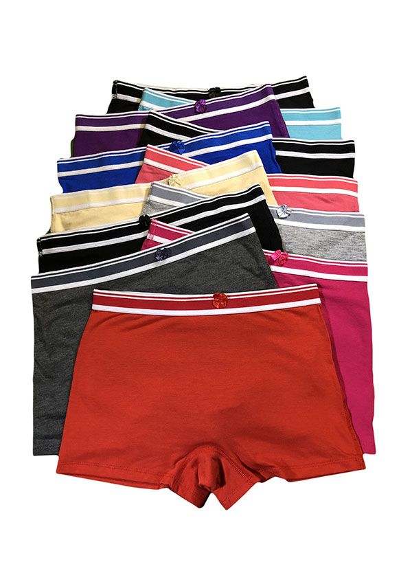 ladies cotton boxer knickers
