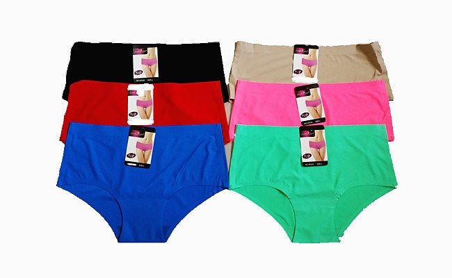 120 Units of Women's Seamless Multi Color Brief Panties - Womens ...