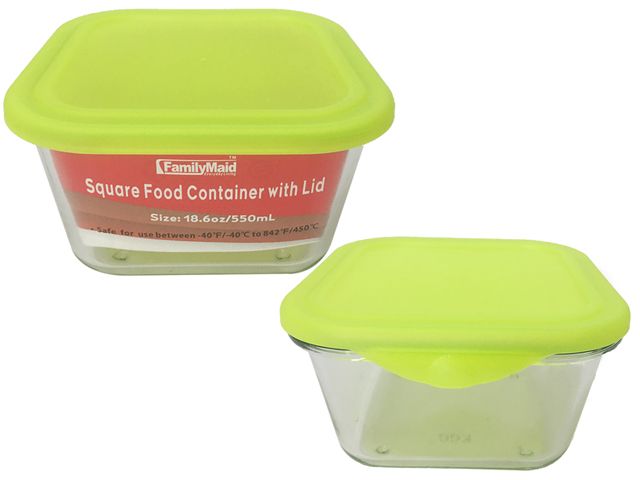 48 Units Of Square Glass Food Container Storage Bags Containers