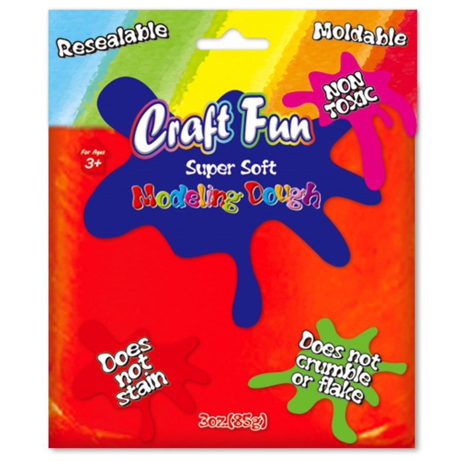 96 Units of Modeling Dough Red Clay & Play Dough at