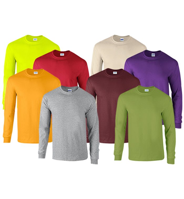 basic colored t shirts