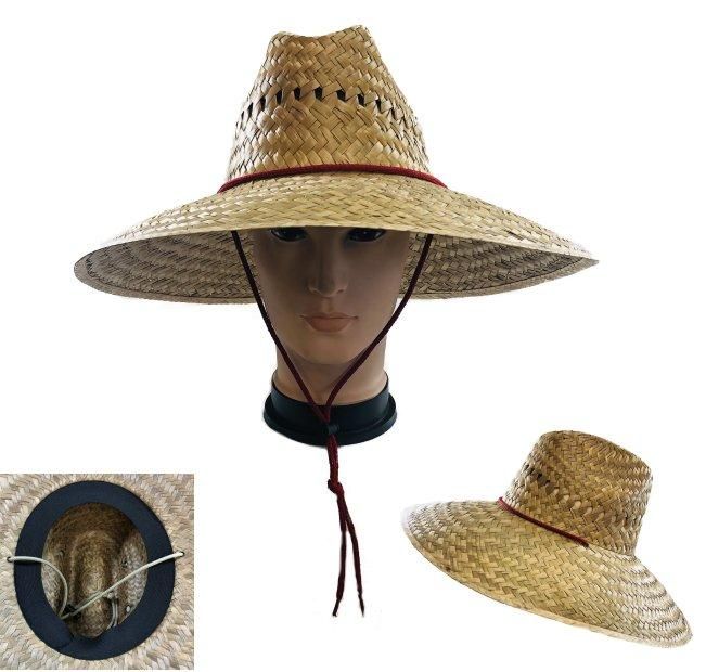 20 Units of Large Brim Straw Sun Hat Open Weave Sun Hats at