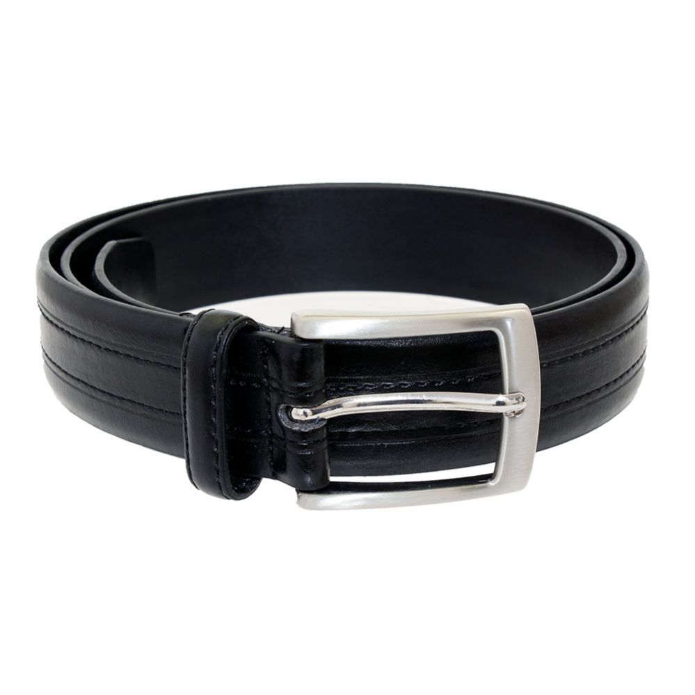36 Units of Men's Genuine Leather Dress Belts,black Color Only Mens
