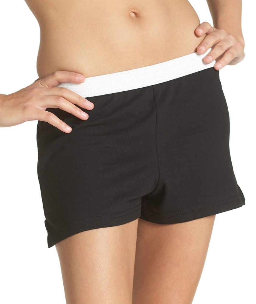 36 Units of Women's Russell Athletic Cheer Shorts In Black, Size Extra