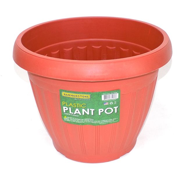 36 Units of 1 Piece Classic Plastic Plant Pot Garden Planters and