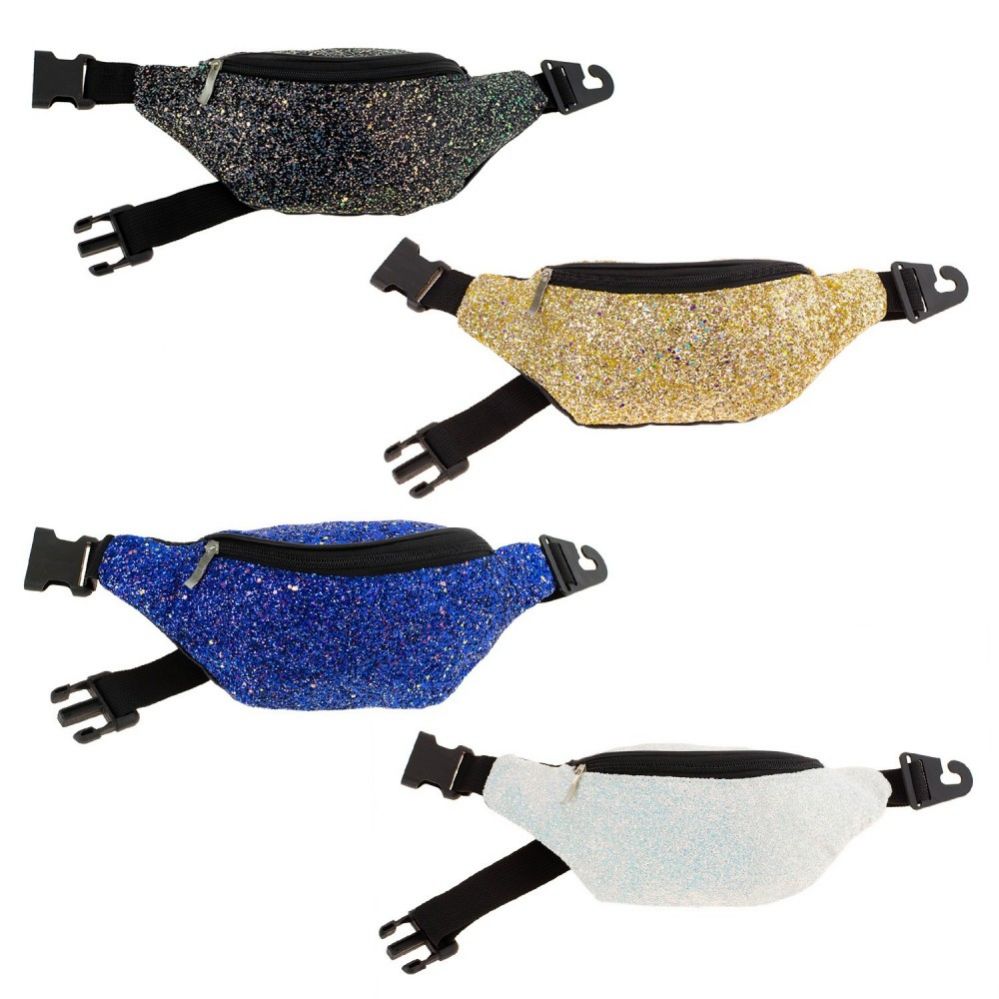 24 Units of Travel Fanny Pack Money Belt In 4 Assorted Colors Fanny