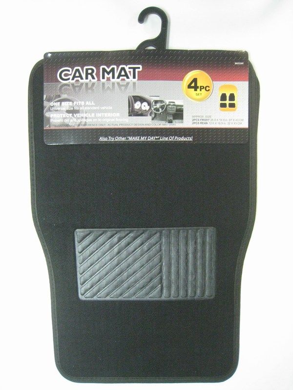 12 Units of 4 Piece Plastic Car Mat Auto Sunshades and Mats at