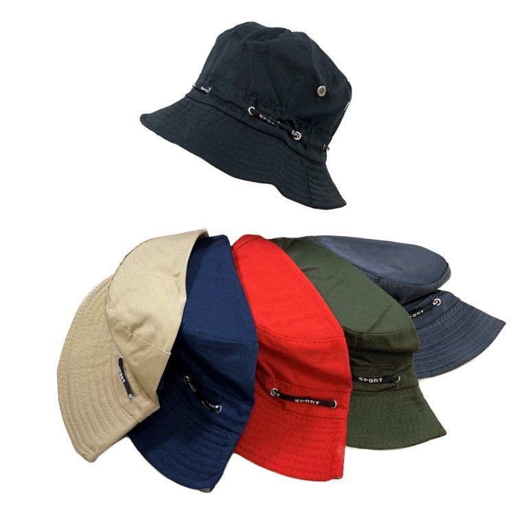 24 Units of Bucket Hat [solid] - Bucket Hats - at - alltimetrading.com