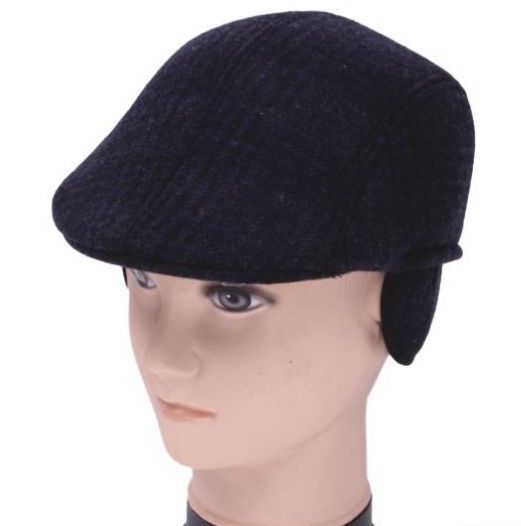 72 Units of Men's Plaid Driver Cap With Ear Flap Fedoras, Driver Caps