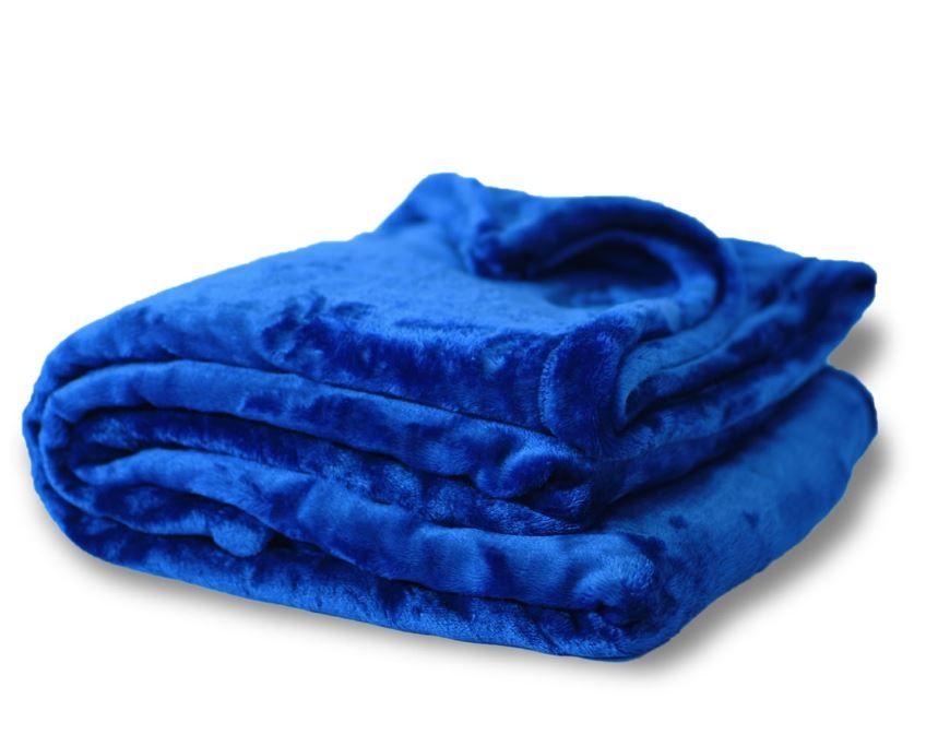 12 Units of Oversized Mink Touch BlanketS Royal Color Blankets