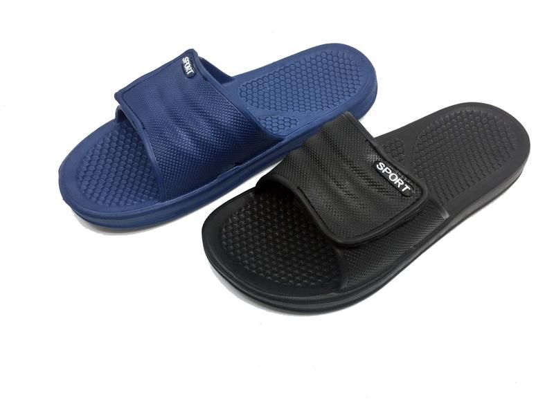 36 Units of Mens Slip On Sandals With Velcro Closure - Men's Flip Flops ...