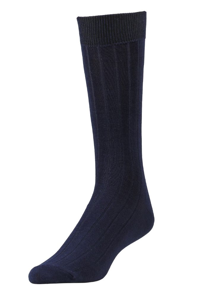 120 Units of Men's Dress Crew Socks In Navy Mens Dress Sock at