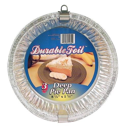 12 Units of Durable Deep Dish Pie Pan Aluminum Pans at