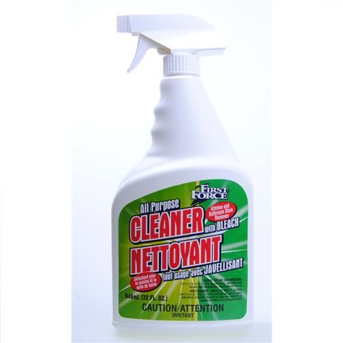 12 Units of All Purpose Cleaner With Bleach Trigger First 32 Ounce