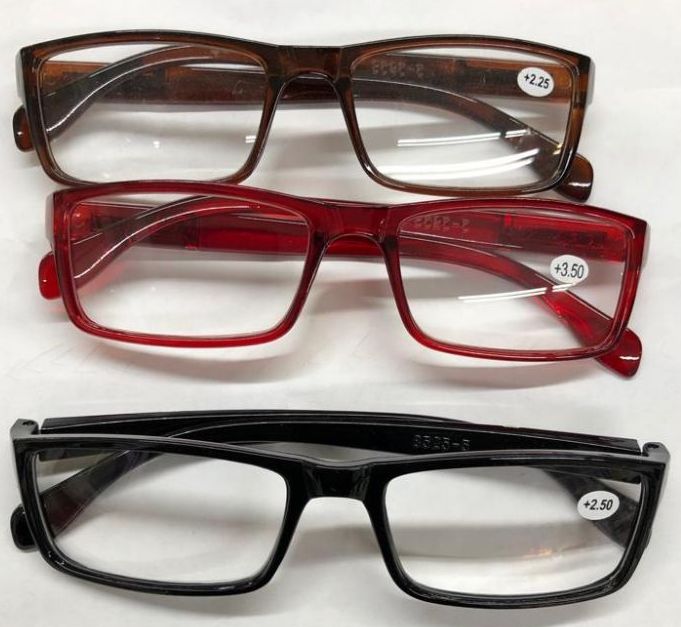 120 Units of Assorted Colors And Power Lens Plastic Reading Glasses