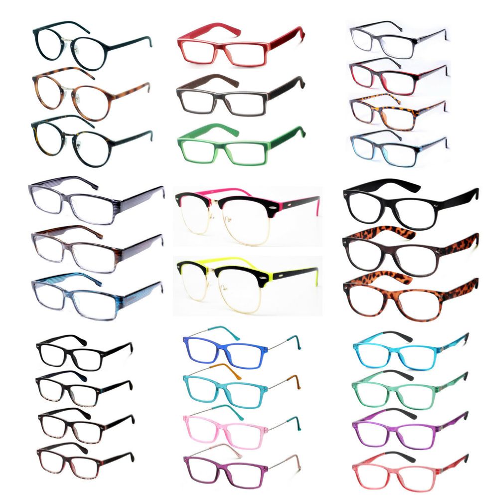 240 Units of Assorted Colors And Power Lens Plastic Reading Glasses