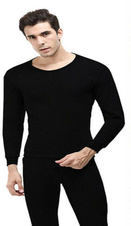 24 Units of Men Thermal Set's In Black With Brushed Fleece Lining ...