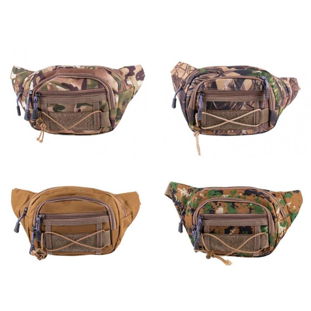 24 Units of Fanny Packs In 4 Assorted Camouflage Color Fanny Pack
