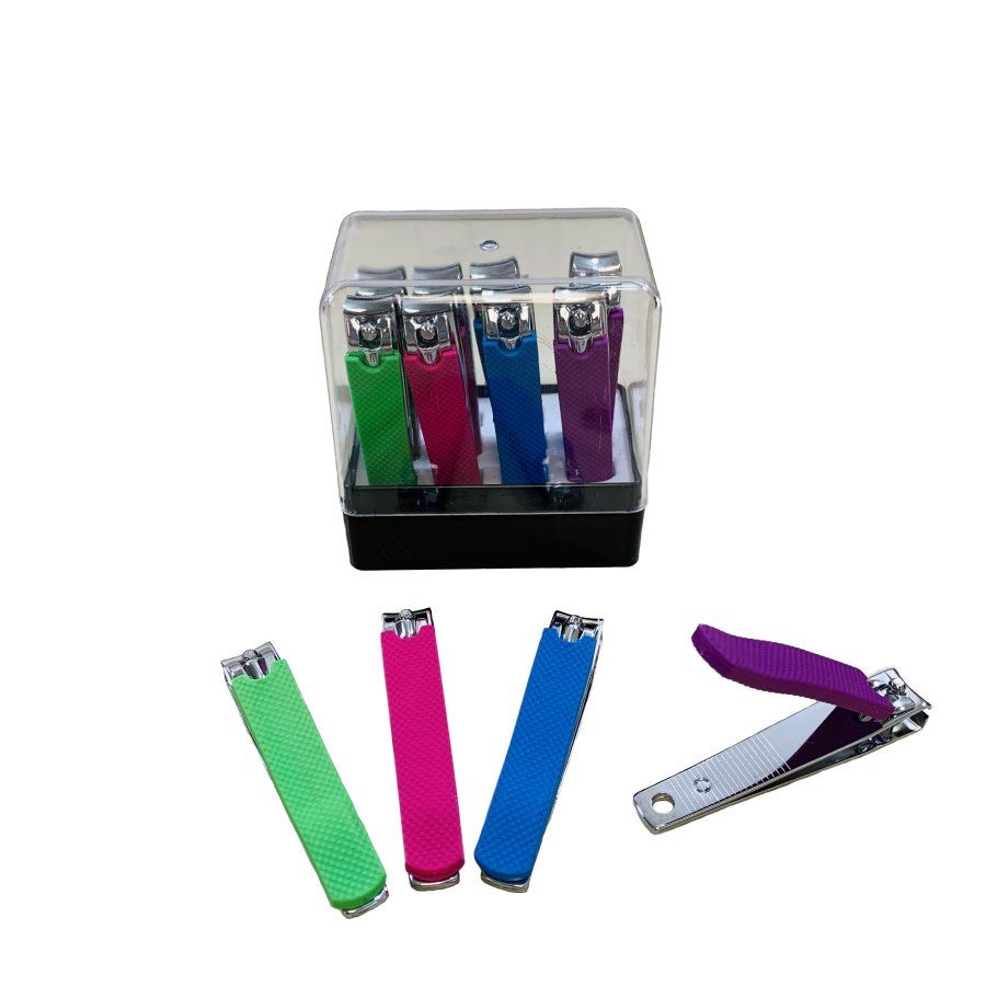 36 Units of 3" Nail Clippers with Silicone Grip Personal Care at