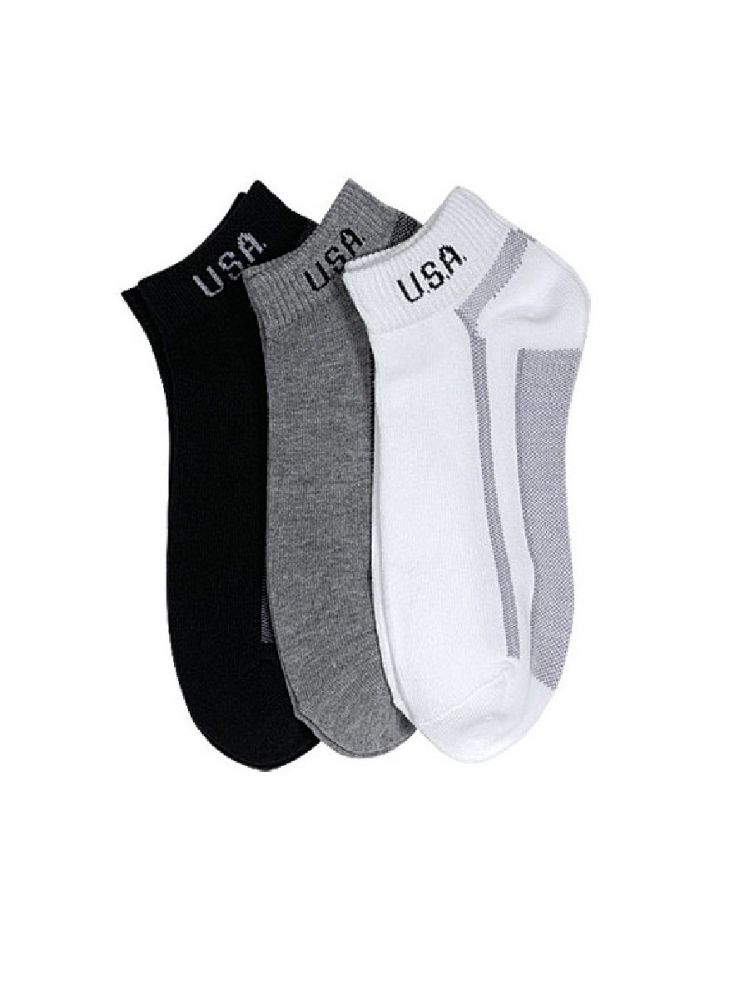 216 Units of Mens Cotton Ankle Sock Usa Printed Size 10-13 - Mens Ankle ...