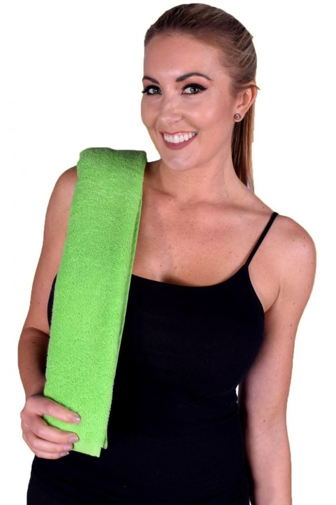 36 Units of Lime Green Colored Hand Towel Towels at