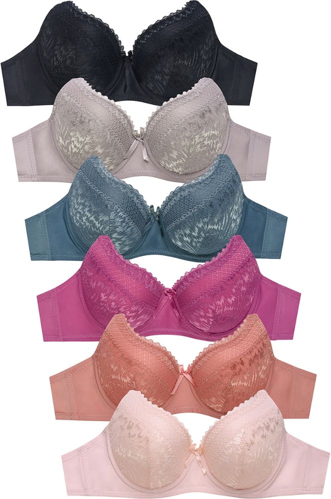 288 Units of Mamia Ladies Full Cup Lace Bra Womens Bras And Bra Sets