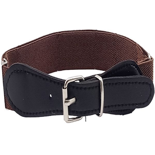12 Units of Kids Stretchable Belt Brown Kid Belts at