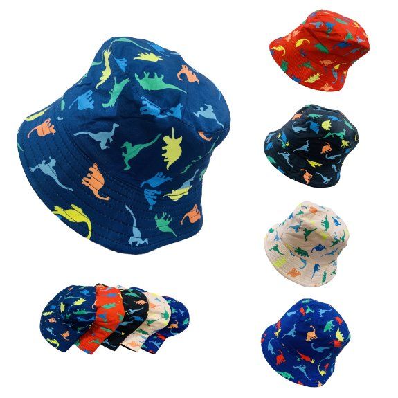 24 Units of Child's Bucket Hat [dinosaurs] Bucket Hats at