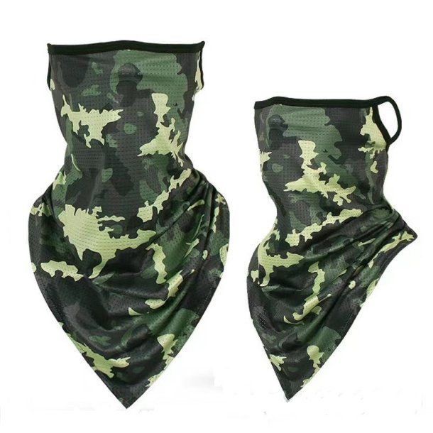 36 Units of Neck Gaiter Buff With Ear Loops Camo - Face Mask - at ...