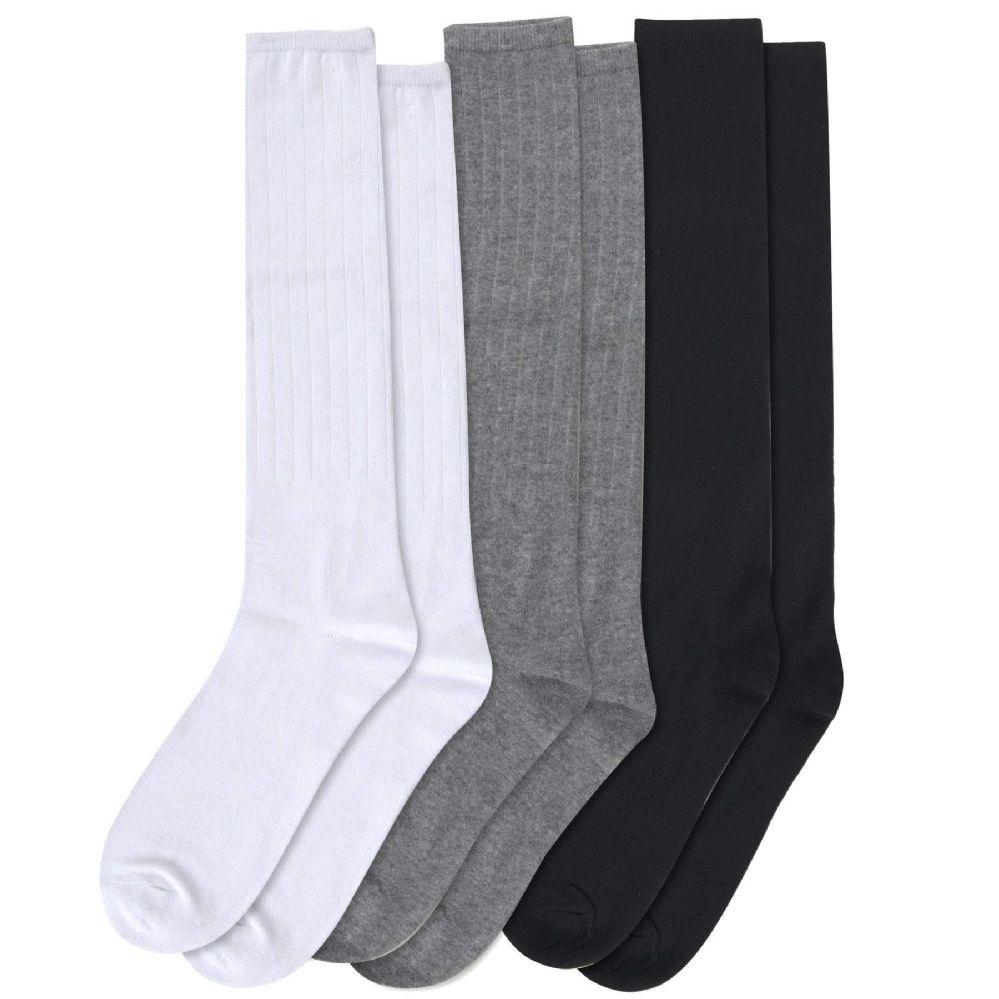 120 Units of Men's Tube Socks Solid Colors Mens Crew Socks at