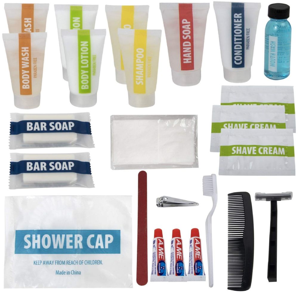 24 Units of Premium 25 Piece Hygiene Kit Hygiene kits at